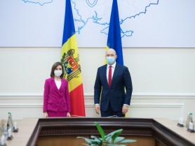 Probleme de actualitate bilaterală, discutate de Maia Sandu cu Prim-ministrul Ucrainei